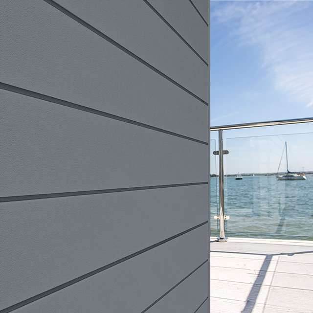 Cedral Click Cladding C15 Smooth Finish Steel Grey
